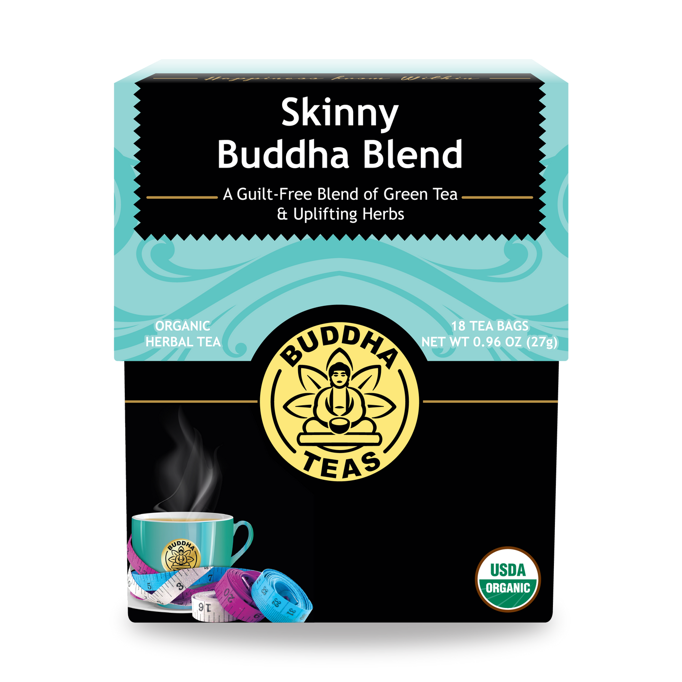 Buddha Teas Skinny Buddha Blend - front view