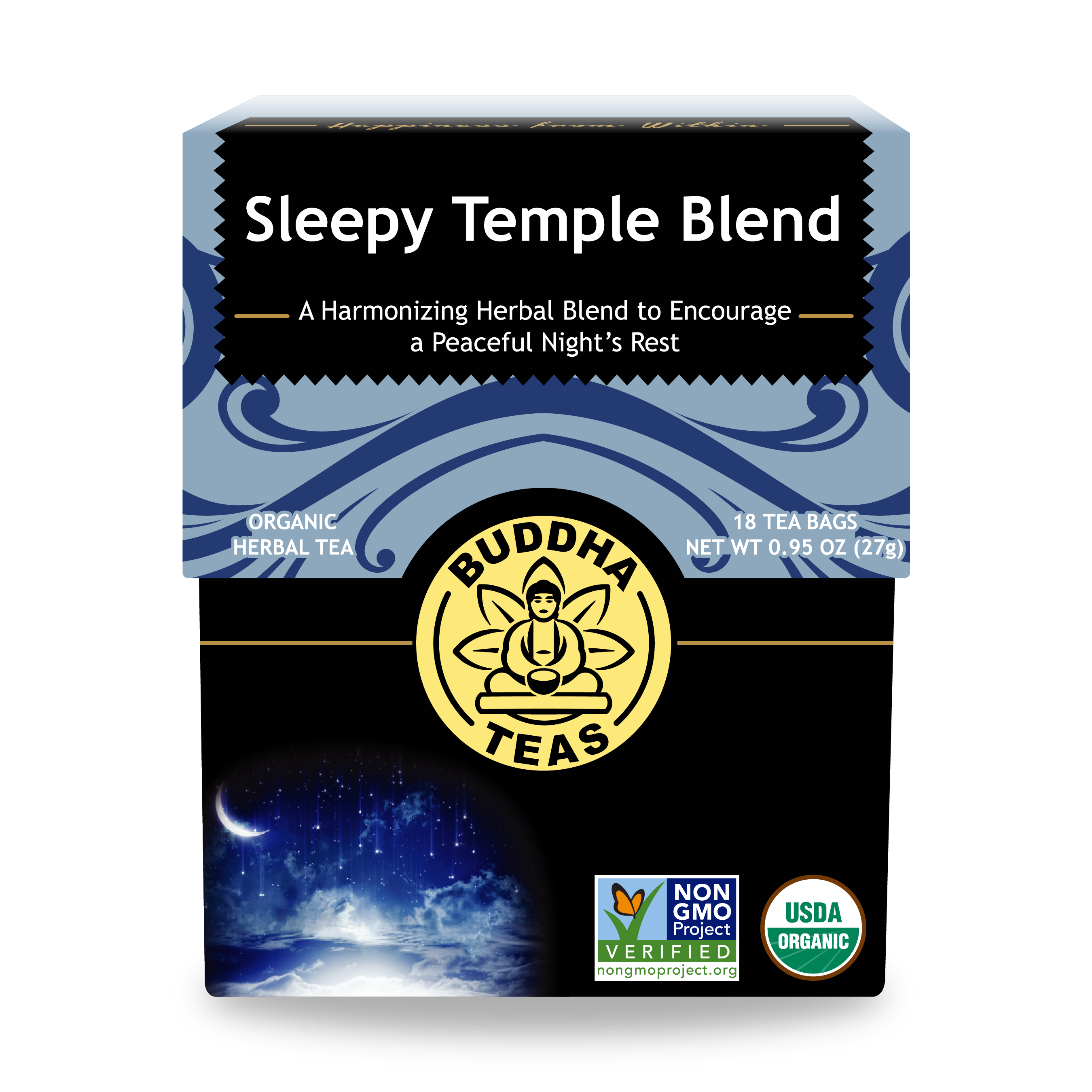 Buddha Teas Sleepy Temple Blend - front view