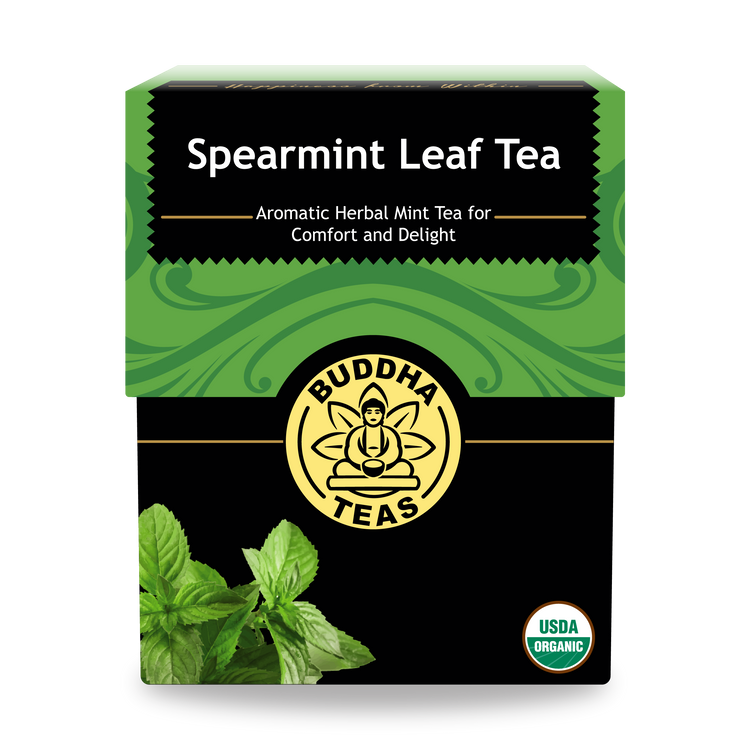 Buddha Teas Spearmint Leaf Tea - front view