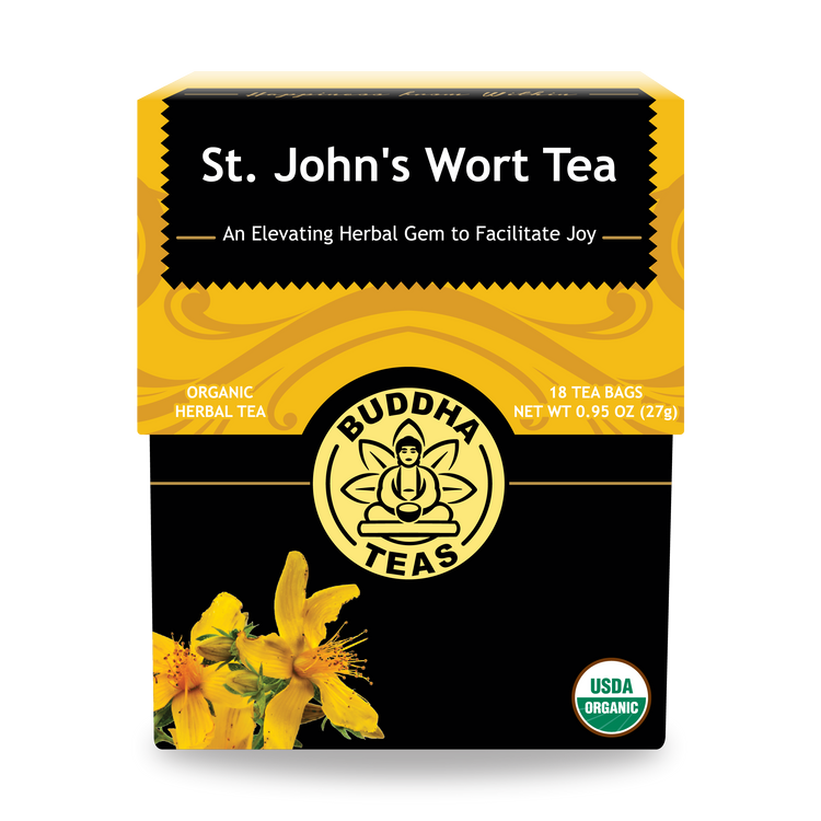 Buddha Teas St Johns Wort Tea - front view