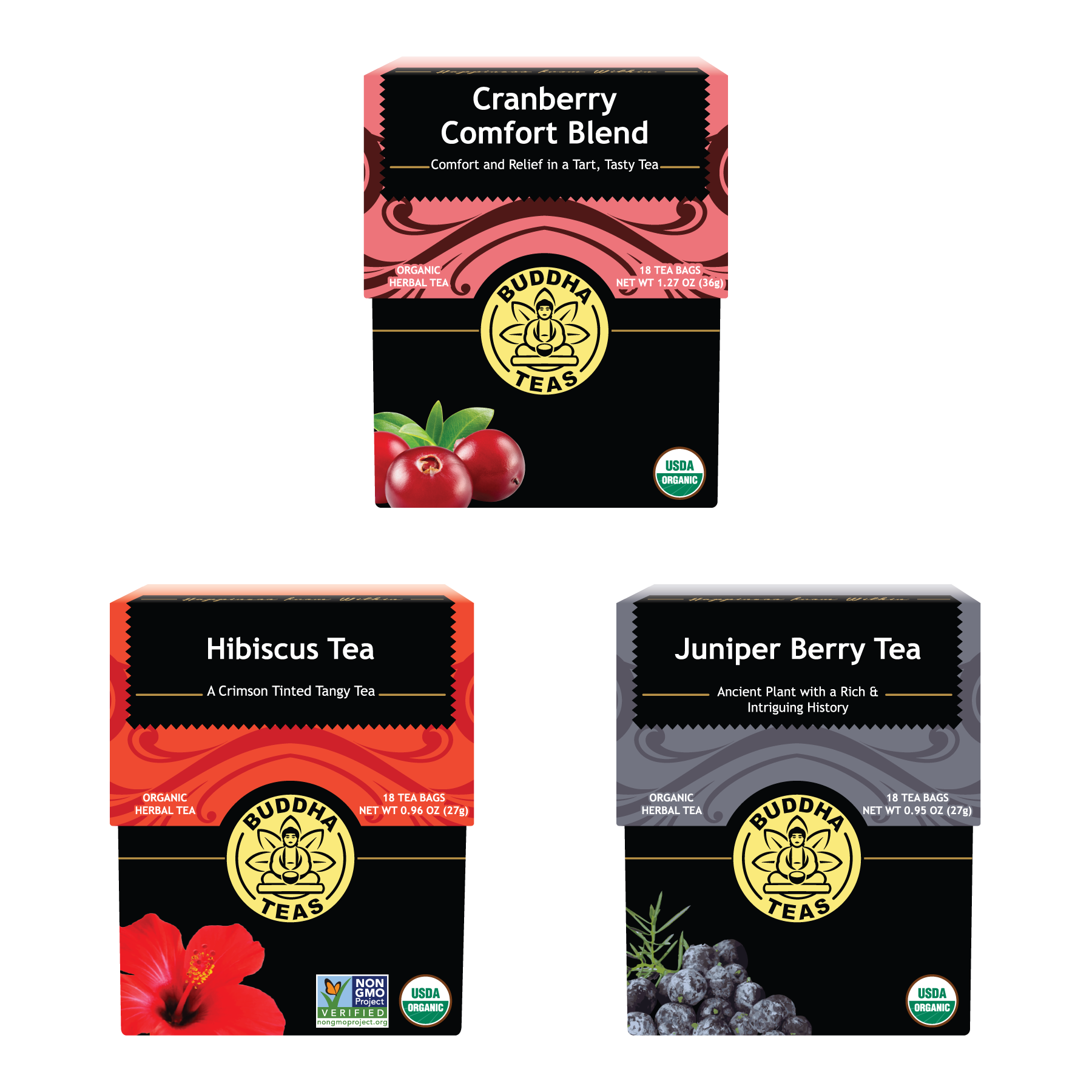 Buy Urinary & Kidney Trio: Organic & Plastic-Free Tea Bags | Buddha Teas