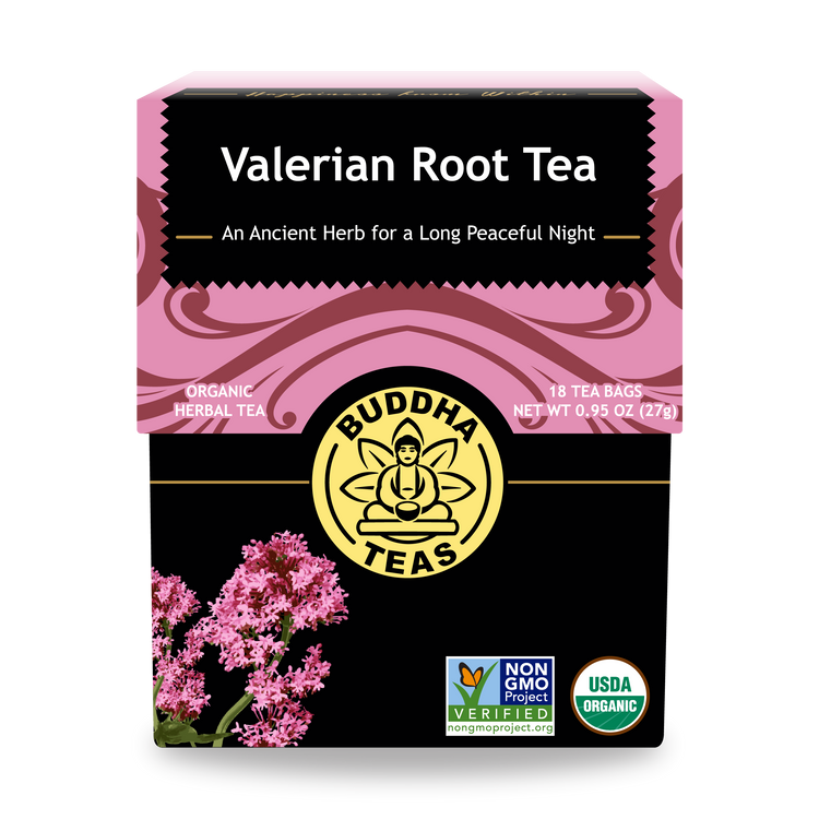 Buddha Teas Valerian Root Tea - front view