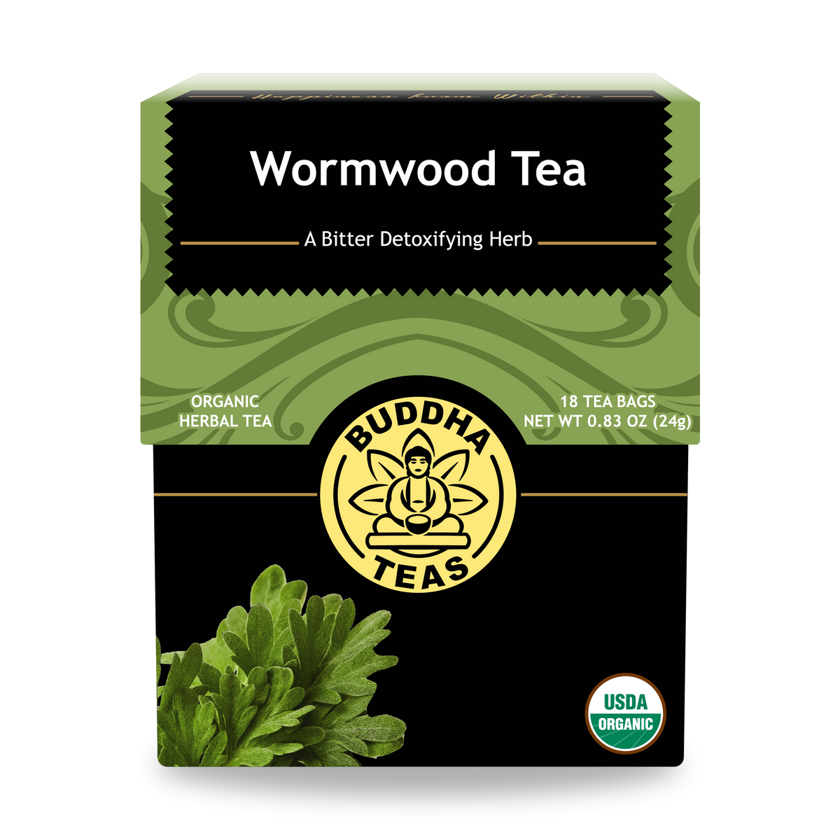 Buddha Teas Wormwood Tea - front view