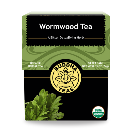 Buddha Teas Wormwood Tea - front view