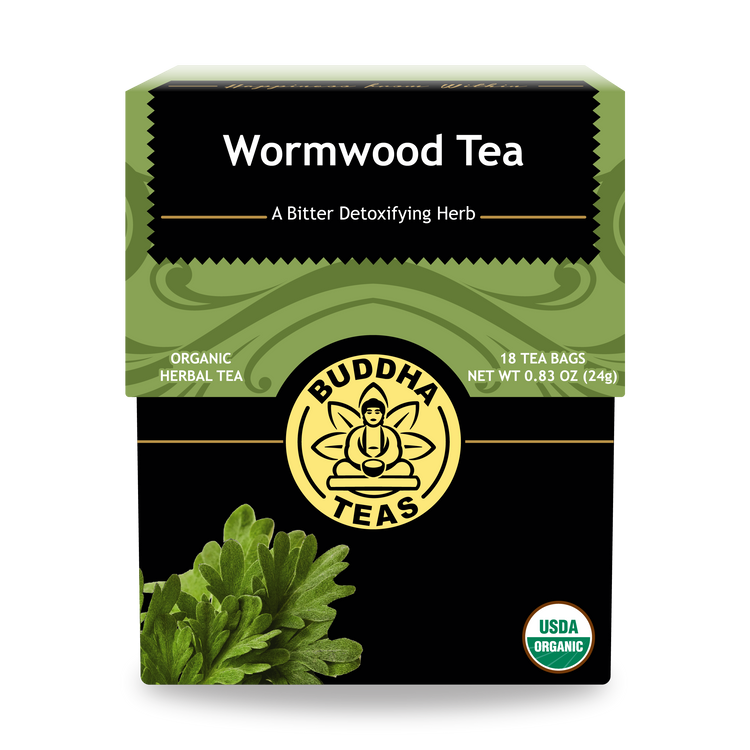 Buddha Teas Wormwood Tea - front view