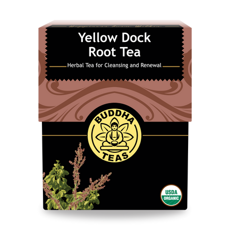 Buddha Teas Yellow Dock Root Tea - front view