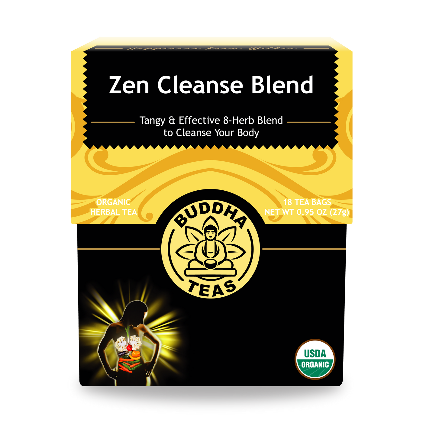 Buddha Teas Zen Cleanse Blend - front view