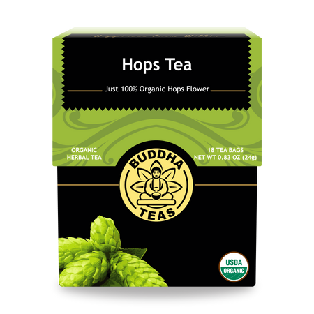 Buddha Teas Hops Tea - front view